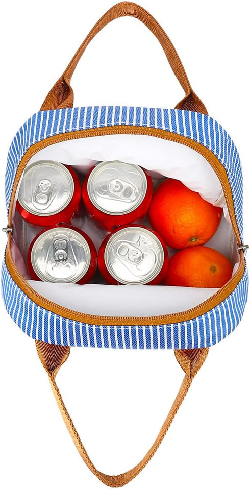 FlowFly Insulated Lunch Cooler Bag - Tote Bag Organizer for Women/Men, Royal...