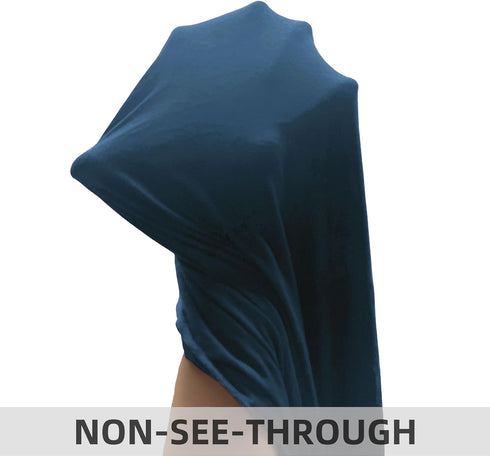 Lina & Lily Non-see-through Premium Jersey Maxi Hijab Head Scarf Wrap for Muslim Women...
