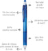 Pentel EnerGize-X Mechanical Pencil 0.7mm Blue Barrel, Box of 12 (PL107C)...