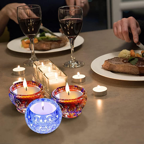 4PCS Tealight Candle Holder Resin Molds Succulent Planter Silicone Molds for Resin Epoxy Casting Mold for DIY Candlestick Jewelry Box Flower Pot W...