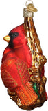 Old World Christmas Pair Bird Watcher Collection Glass Blown Ornaments for Christmas Tree,Northern Cardinal...