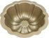 Carbon Steel Mini Bundt Cake Pans, 4 Inch Metal Nonstick Fluted Cake Pan, 4Pcs Kugelhopf Mould for Baking Buntcake Bundtlet Bavarois Cupcake Brown...