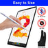 Stylus Pens for Touch Screens, Compatible with iOS/Samsung/Android, 1.5mm Ultra Fine Copper Tips, Sensitive Touch, Rechargeable Stylus Pen with Ar...