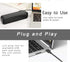 USB Computer Speaker,USB Powered Mini Soundbar Speaker,Laptop Stereo Speakers with Space Saving Design for Computer Laptop Desktop PC Dorm Offce D...