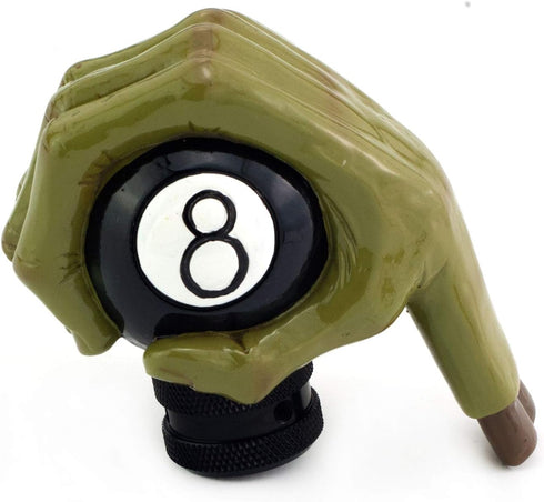 MT Gear Shifter Handle, Car Shift Stick Knob Green Devil Hand Griping Black Billiard Ball Style Fit Most Manual Automatic Transmissions...
