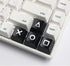 LZYDD Keyboard Keycaps Arrow/Direction key PSP Controller Pattern Cherry MX Key Cap for MX Switches Backlit Mechanical Gaming Keyboard (4pcs,Black...