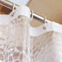 AooHome Clear EVA Shower Curtain Liner, 3D Water Cube Shower Curtain with Bottom Magnets, Heavy Duty, 72x72 Inch, Semi Transparent...