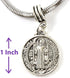San Benito Medalla - Catholic Gifts of St. Benedict Bracelet Stainless Steel Snake Chain with St Benedict Medals and Medalla de San Benito Necklac...