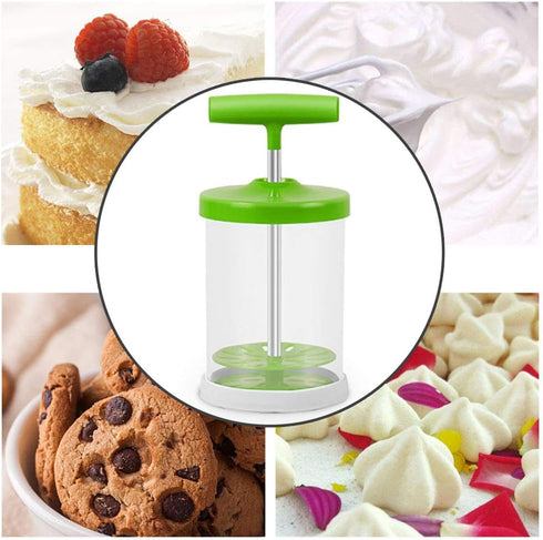Manual Whipping Cream Dispenser Handheld DIY Whipped Cream Dispenser Professional Cream Whipper Maker for Shop Kitchen Salad Dressings Frothy Drin...