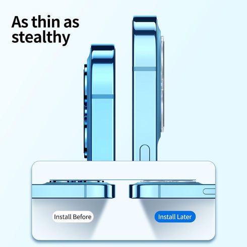 NEW'C 4 Pack, 2 Pack Screen Protector for iPhone 12 Pro + 2 Pack Camera Lens Protector, Sensor Protection,Case Friendly Tempered Glass Film......