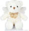 Angel Bear Plush Stuffed Animal with Wings White Bear Dolls for Boys Girls Birthday Gift (Ribbon Bow, 10 Inch)...