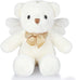 Angel Bear Plush Stuffed Animal with Wings White Bear Dolls for Boys Girls Birthday Gift (Ribbon Bow, 10 Inch)...