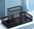 Students Office Desk Mesh Style 4 Compartments Metal Pen Holder Office Desk Organizers...