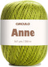 Circulo Anne Yarn, 100% Mercerized Brazilian Virgin Cotton - Cotton Yarn for Crocheting and Knitting - Soft Yarn, Green Yarn Art - Fingering Weigh...