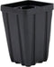 Grower's Solution Square Greenhouse Pots 3.5 inch x 5 inch- Black - Plastic - Deep - Qty 25...