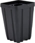Grower's Solution Square Greenhouse Pots 3.5 inch x 5 inch- Black - Plastic - Deep - Qty 25...