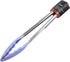 Chef Craft Premium Silicone Cooking Tongs, 12 inch, Pastel Blue...
