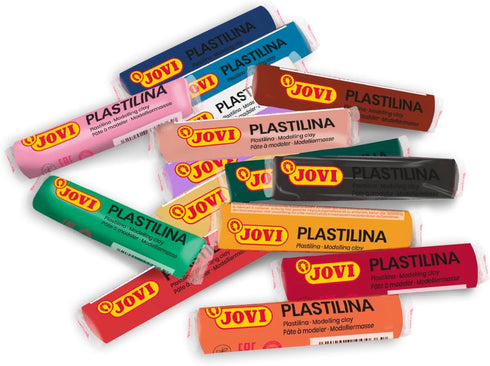 Jovi Plastilina Modeling Clay; Box of 15, 14.1 GMS...