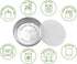 Mason Jar Lifestyle 5 Pack Stainless Steel Storage Lids with Platinum Silicone Liners for Wide Mouth Jars – Heavy Duty Caps for Mason Jars – Airti...