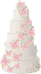 66 Pcs Butterfly Cupcake Toppers Birthday Party Decor,Pink Gold Cake Topper Picks Decor for Girls Women Wedding Birthday Party Baby Shower Party W...