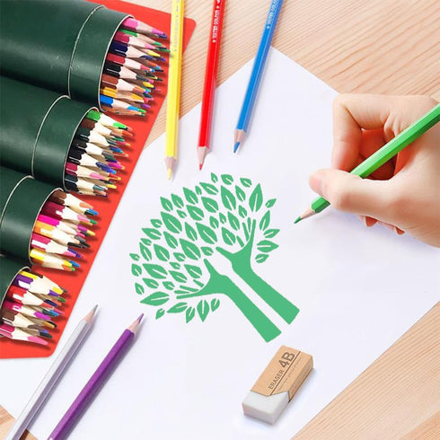 16 Pcs Tree Stencils for Painting on Wood, 6 x 6 Inch Tree of Life Stencil Small Palm Tree Drawing Template for Canvas, Wall, Floor, DIY Art Craft...