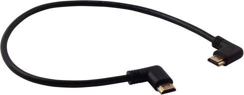 0.5m High Speed V2.0 HDMI Cable Male to Male Ultra Short with Double 90 Degree Elbow Right Angle Support 4K 1080P for HDTV PS4 Xbox Projectors......