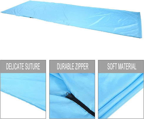 Outdoor Portable Envelope Slee Bag Liner Thermal Carry Cam Hiking Sheet Sack(Blue)...