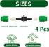 4 Pack Easy Install Hose Repair kit,Greener Plastic Hose Repair Accessories for 3/4" or 5/8" Garden Hose Fittin...