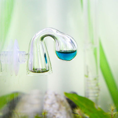 Senzeal CO2 Drop Checker Glass Aquarium Monitor CO2 Indicator for Planted Fish Tank...