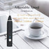 Rechargeable Foam Maker with Double Whisk, RIJAHO Upgraded 3 Speeds Frother Handheld for Milk Coffee, Latte, Matcha...