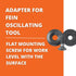 Fein MultiMaster Adapter Oscillating Attachment Tool Set for MSX 636, MSX 636-1 and MSXE 636 II - StarLock Mount - 35222927050...