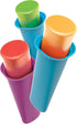 Zoku Summer Pops, 6 Squeezable Silicone Molds with Reusable Spill-resistant Lids and Tray, BPA-free...