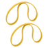 2 Pcs Rubber Band Saw Tires Yellow Wear Resistance Noise Reduction Nonslip Band Saw Tire for 10 Inch Band Saw Wheel, Band Saw Tires Replaces and B...