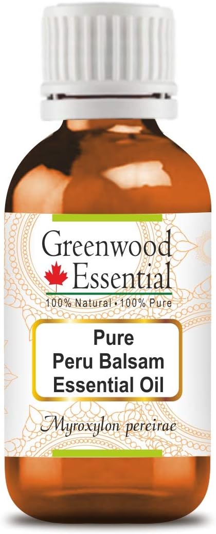 Pure Peru Balsam Essential Oil (Myroxylon pereirae) Steam Distilled 50ml (1.69 oz)...