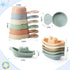 Bath Toys Floating Boats with Bathing Spoon, 11 PCS Bathtub Bath Toy for Babies Water Table Toys...