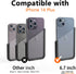 inkolelo Compatible with iPhone 14 Plus Waterproof Case, Built-in Screen Full-Body Protector with Floating Strap IP68 Waterproof Case for iPhone 1...
