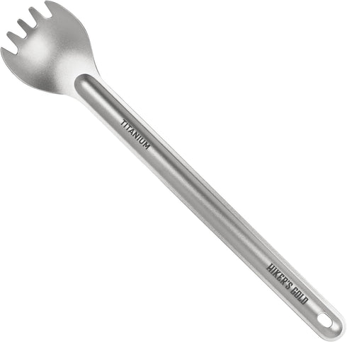 Hiker's Gold Ultralight Titanium Spork for Hiking, Backpacking, Camping...