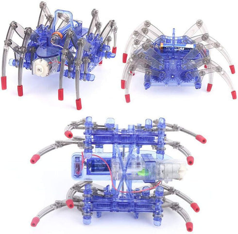 DIY Spider Robot Building Kits Assemble Scientific Robot Toy Science Explorer Toys Gift for Kids...