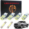 White LED Interior Kit Accessories for 2009-2019 2020 2021 2022 2023 2024 Dodge Ram 1500 2500 Map Dome Vanity Mirror License Plate Light Bulbs Big...