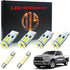 White LED Interior Kit Accessories for 2009-2019 2020 2021 2022 2023 2024 Dodge Ram 1500 2500 Map Dome Vanity Mirror License Plate Light Bulbs Big...