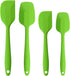 Silicone Spatulas Set, Rubber Spoon Spatula Heat Resistant Spoonula One Piece Design Seamless Spatula Non-Stick Scrapers Baking Mixing Tool (Green...