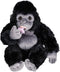 Forest & Twelfth Kids 8” Plush Baby Gorilla with Pacifier, Stuffed Zoo Animal Toy, Cute & Lightweight Cuddle Buddy for Kids Aged 3+ Years, Great A...