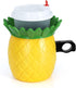 Accmor Bike Cup Holder, Bike Water Bottle Holders, Pineapple Universal Bar Drinks Cup Holder with Metal Clamp for Bicycle, Motorcycle, Wheelchair,...