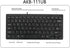 Adesso Natural Ergonomic AKB-111UB SlimTouch Mini Keyboard, Black...