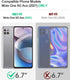 Poetic Revolution Series Case for Motorola Moto One 5G Ace (2021), Full-Body Rugged Dual-Layer Shockproof Protective Cover with Kickstand and Buil...