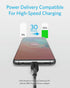 Anker USB C Cable 60W, Powerline III USB-C to USB-C Cable 2.0 (1ft), USB C Charger Cable for MacBook Pro 2020, iPad Pro 2020, Switch, Samsung Gala...