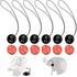 Action Camera Safety Tether Strong Adhesive Stickers Strap Cord Compatible with GoPro Hero 12, 11, 10, 9, 8, 7, 6, 5, 4,SJCAM Action Camera Helmet...