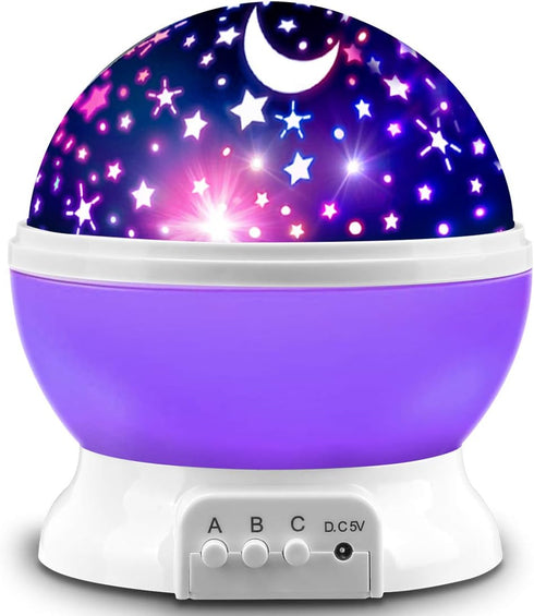 MOKOQI Star Projector Night Lights for Kids, Birthday Gifts for 1-4-6-14 Year Old Girl and Boy, Projection Lamp for Kids Bedroom, Glow in The Dark...