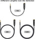 Devinal 1/4" Female to 3.5mm Cable, 6.35mm Female to 3.5mm (1/8" inch) Stereo Headphone Adapter, Quarter inch Female Jack to Mini-Jack TRS Male Pl...