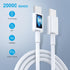 iPhone 15 Charger Fast Charging, 2-Pack 6FT Long USB C to C Fast Charging Cable Cord with C Chargers Fast Charging Blocks Compatible for IP 15/15 ...